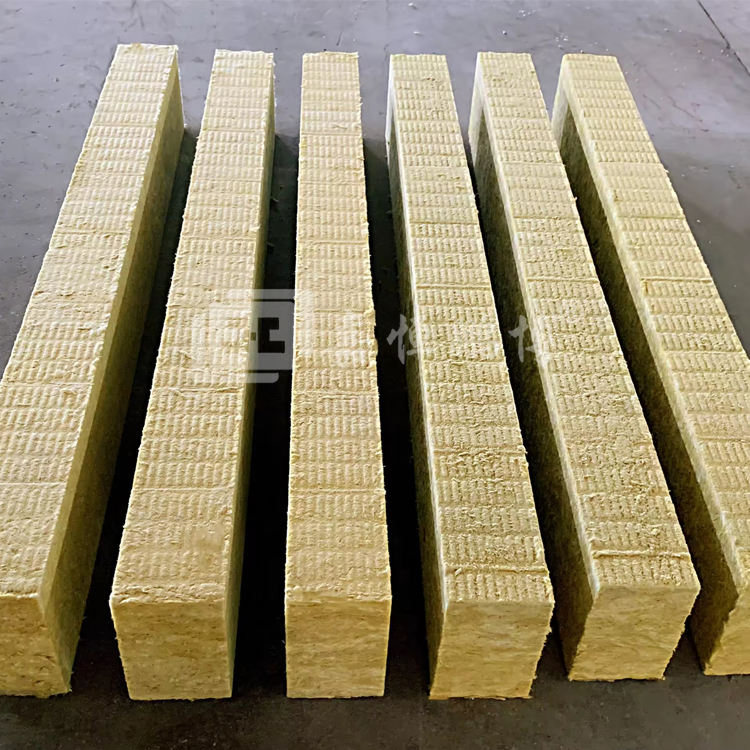 7okg/M Cheap Fire Rated Insulation Materials Solid Acoustic Rock Wool Insulation for Hotel and Industrial Rock Wool Board Strip