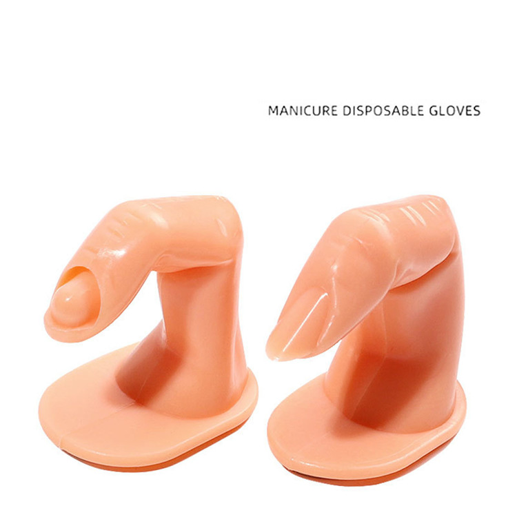 Professional Artificial Nail Practice Hand Finger