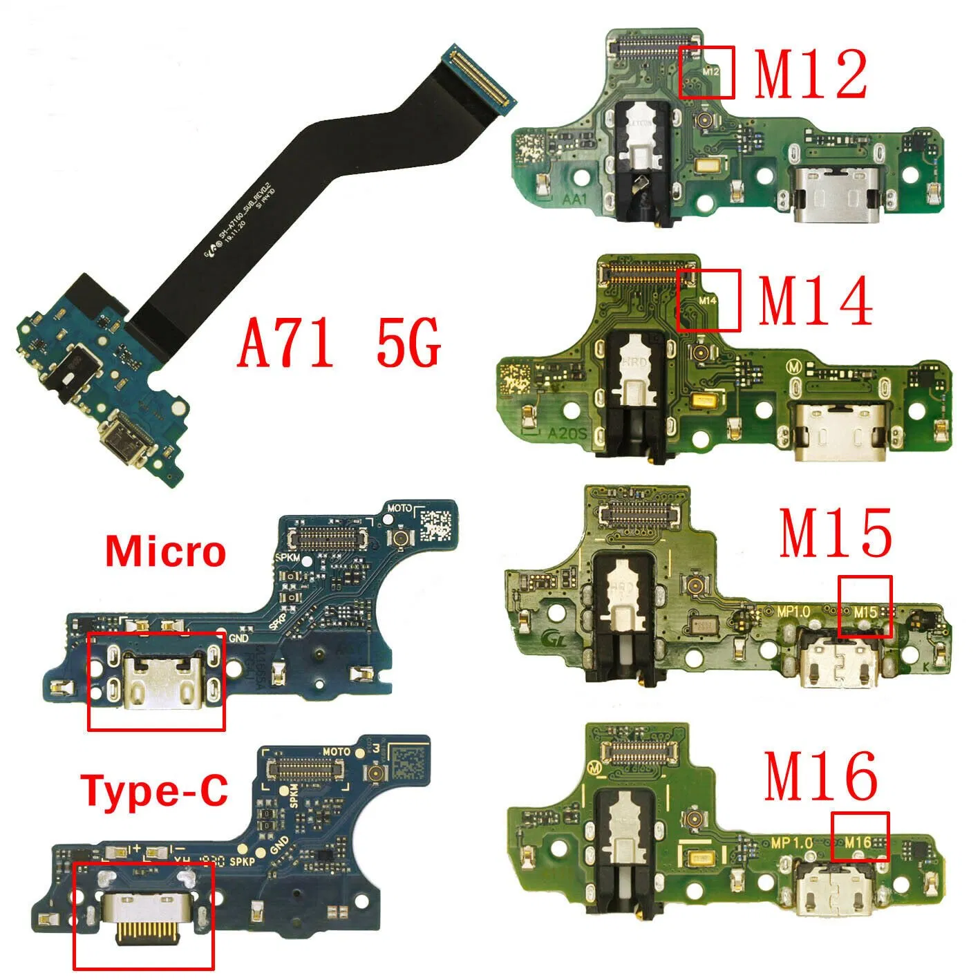 for Samsung Galaxy A11 A115f A115u C Type USB Dock Connector Charger Charging Port
