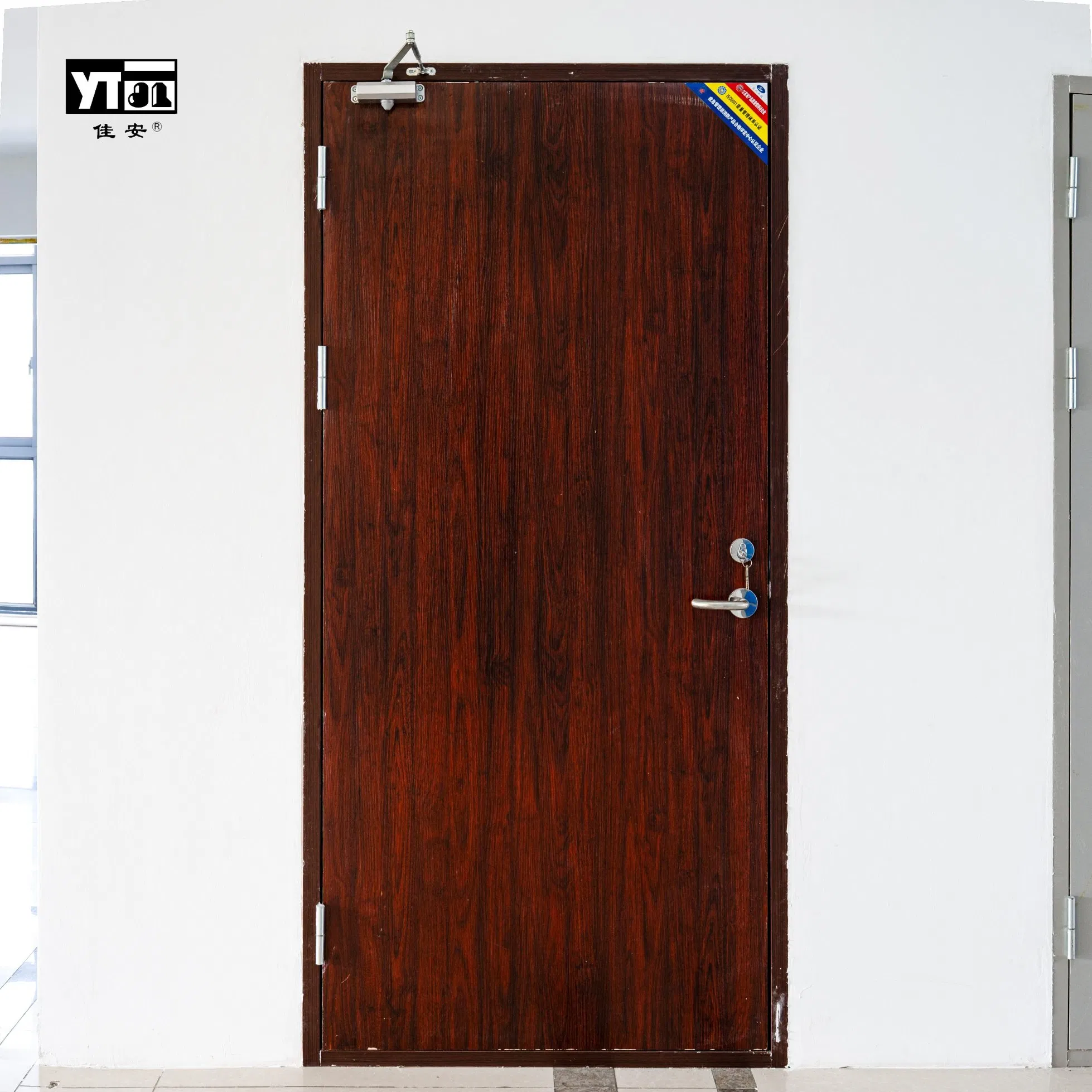Factory Direct Price Non-Deformable Fire-Resistant Wooden Door for Hotel Guest Rooms