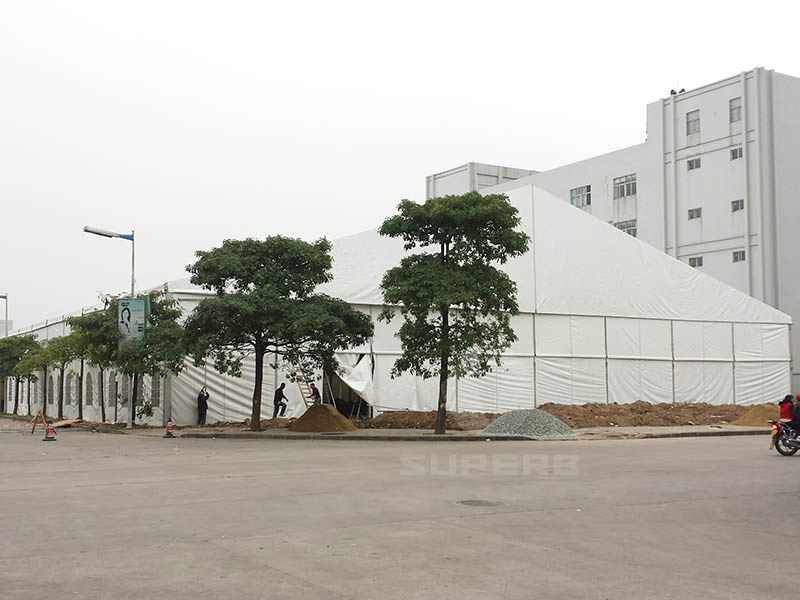 Large White Tent for Outdoor Events