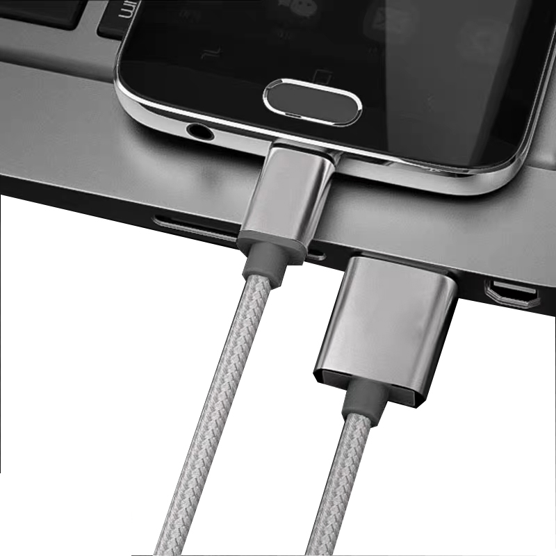 Кабель USB-Lightning с нейлоновой оплеткой для быстрой зарядки
