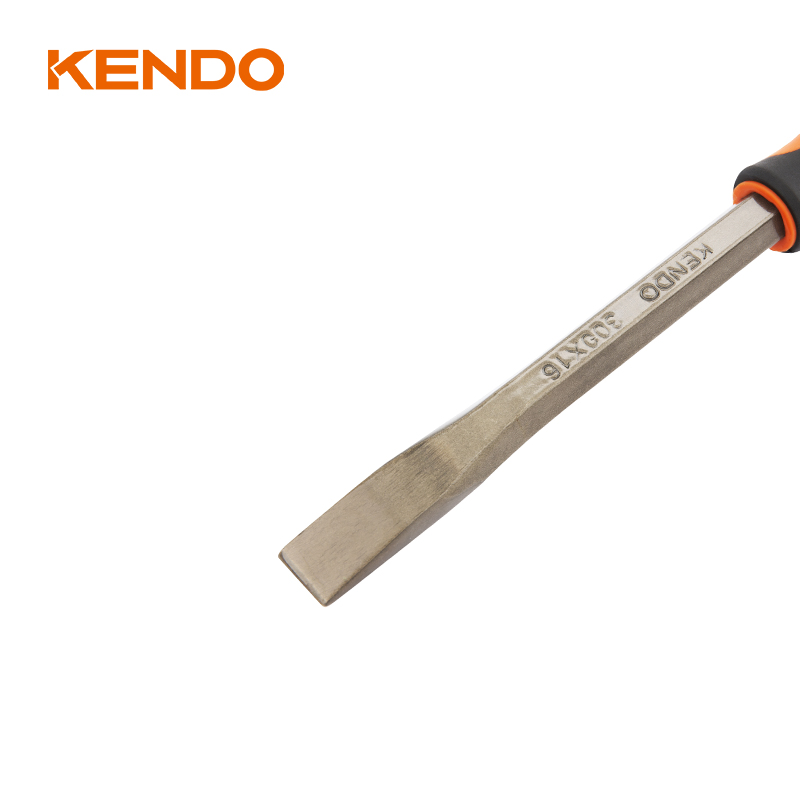 Долото плоское холодное Kendo с пластиковой рукояткой