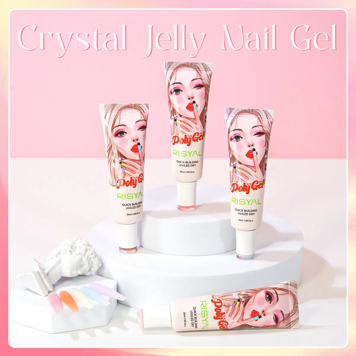 Cartoon Design Quick-Drying No-Bake Peelable Nail Polish Nude Color Cross-Border Exclusive Beauty Set Polish New Arrival