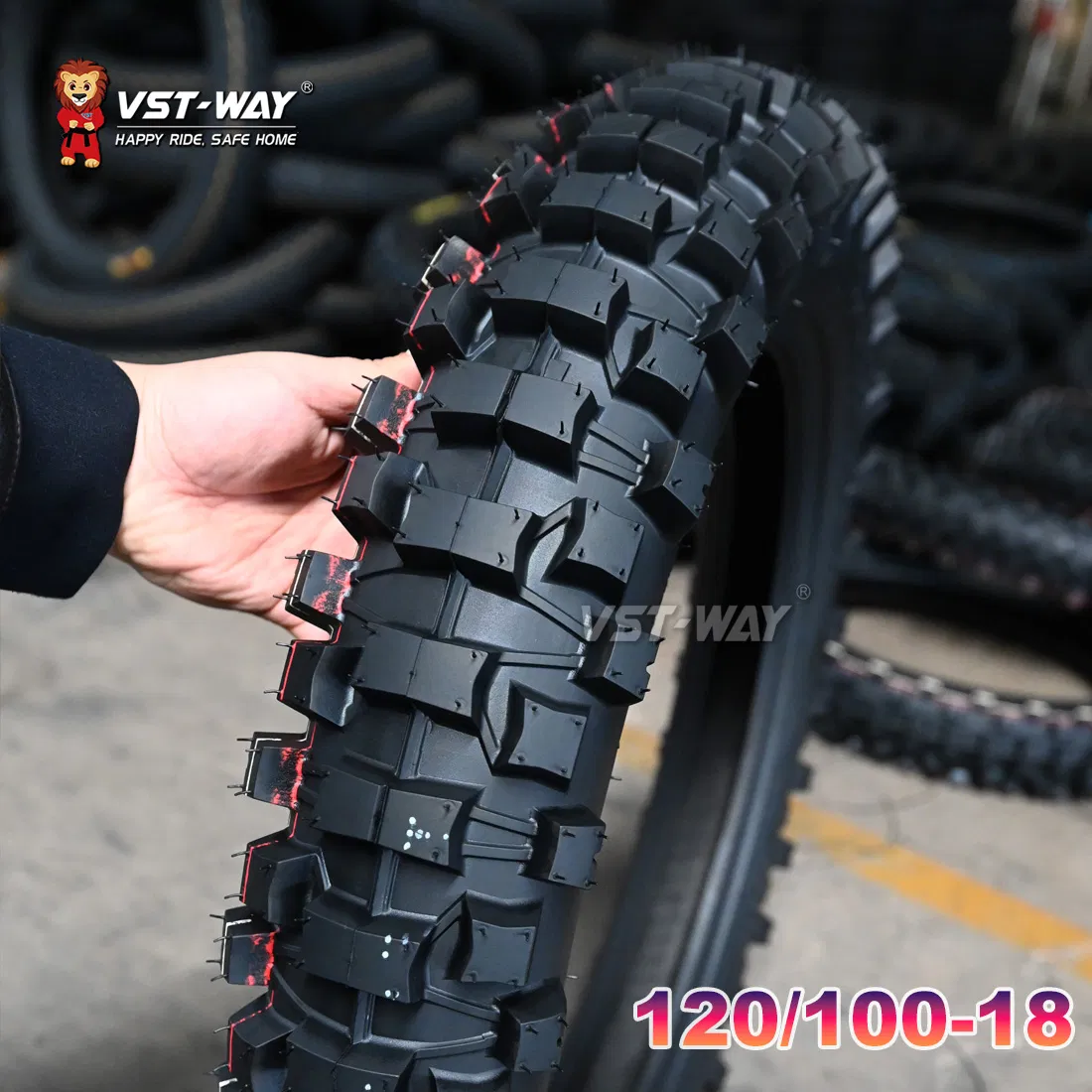 Мотошина бескамерная 90/90-17 для мотоцикла и скутера