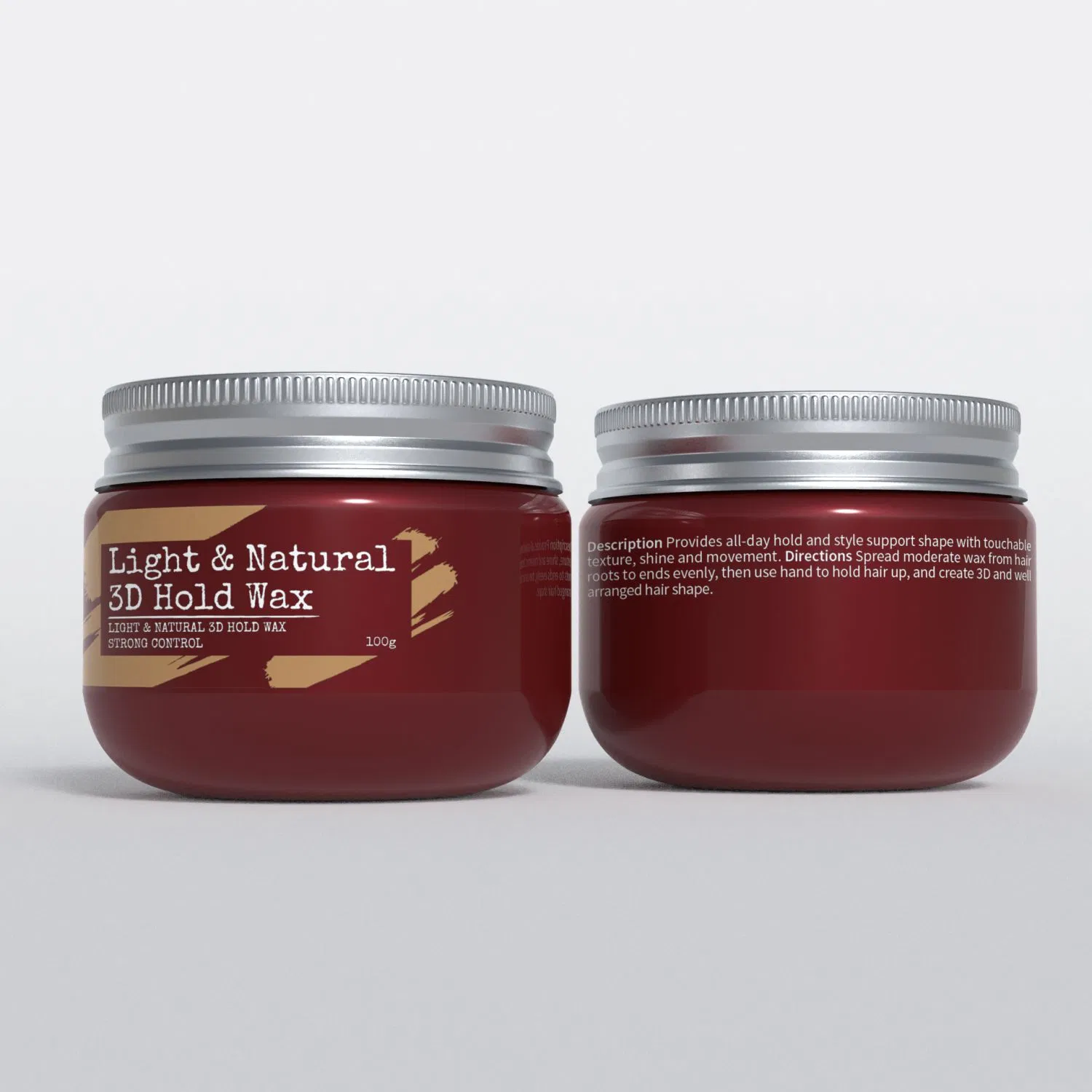 Men Strong Styling Effect Hair Wax Fresh Natural Hair Styling Wax