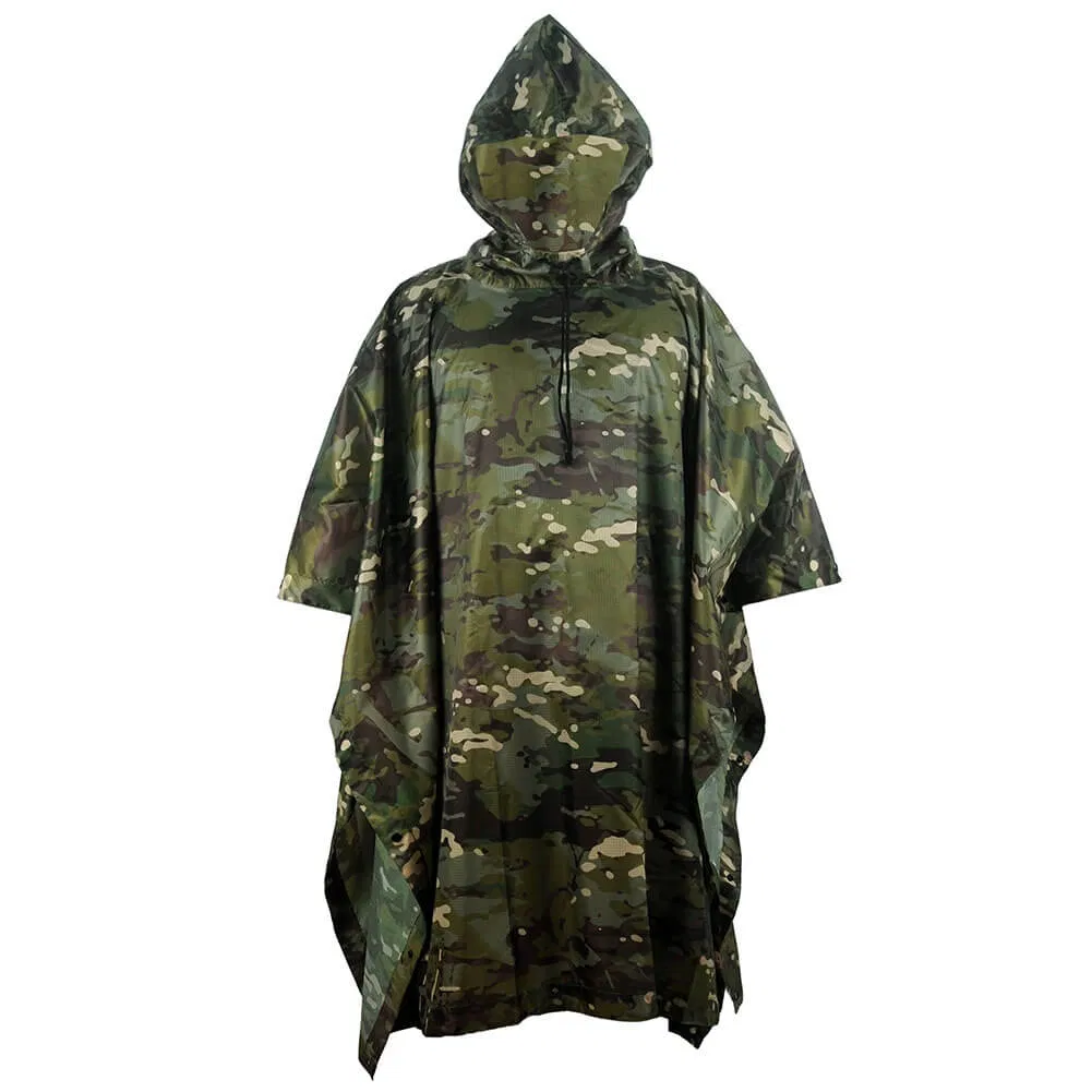 Custom Brand Waterproof Color Raincoat Wholesales Lightweight PU Rain Poncho