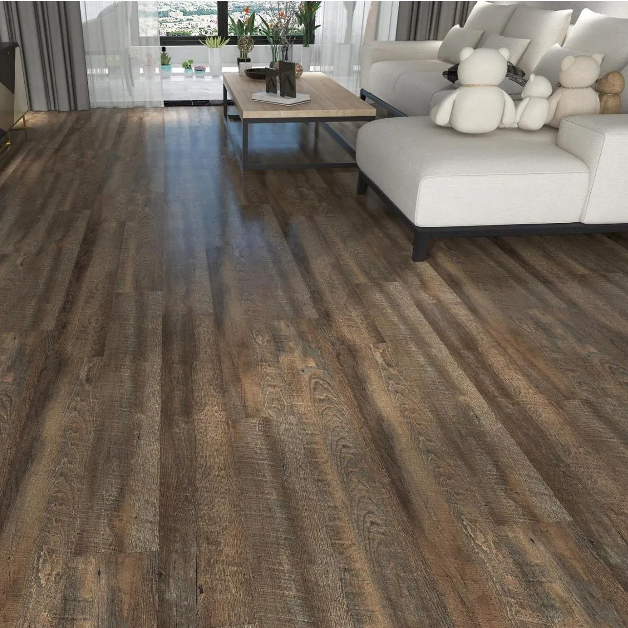 Виниловый пол SPC 4-6 мм, замковое соединение