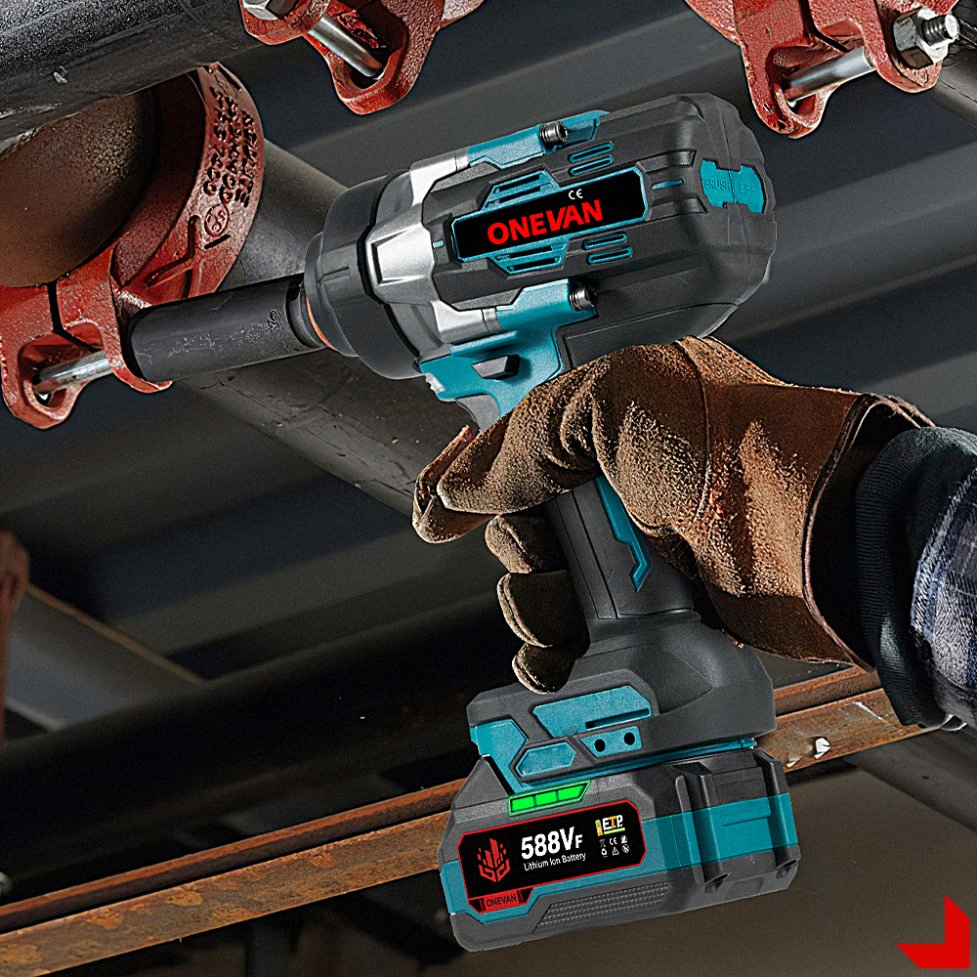 Powerful 1700nm Brushless Electric Impact Wrench for Professionals