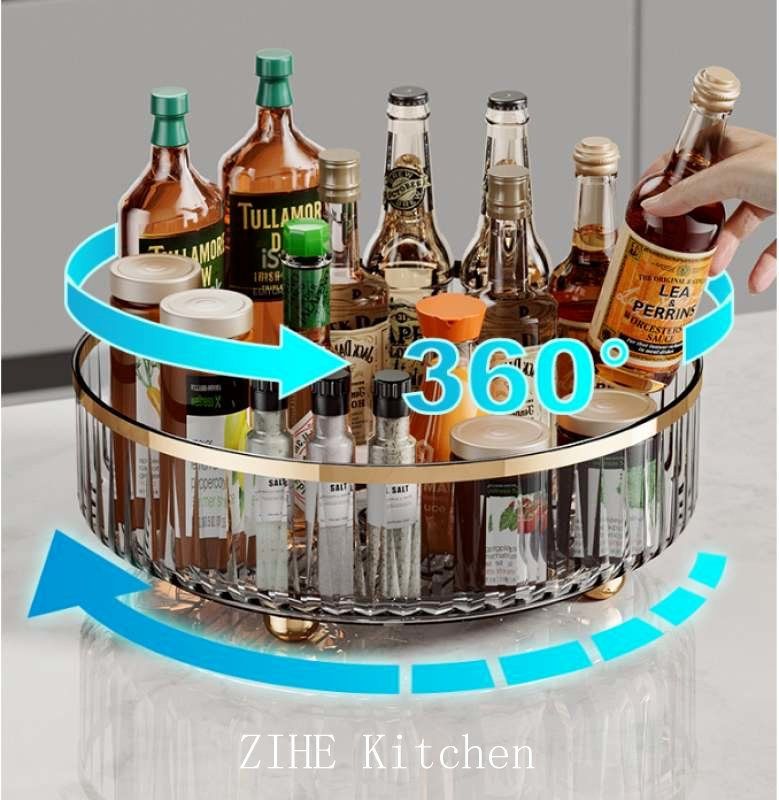 Rotating Storage Rack Seasoning Bottle Spice Rack Storage Box