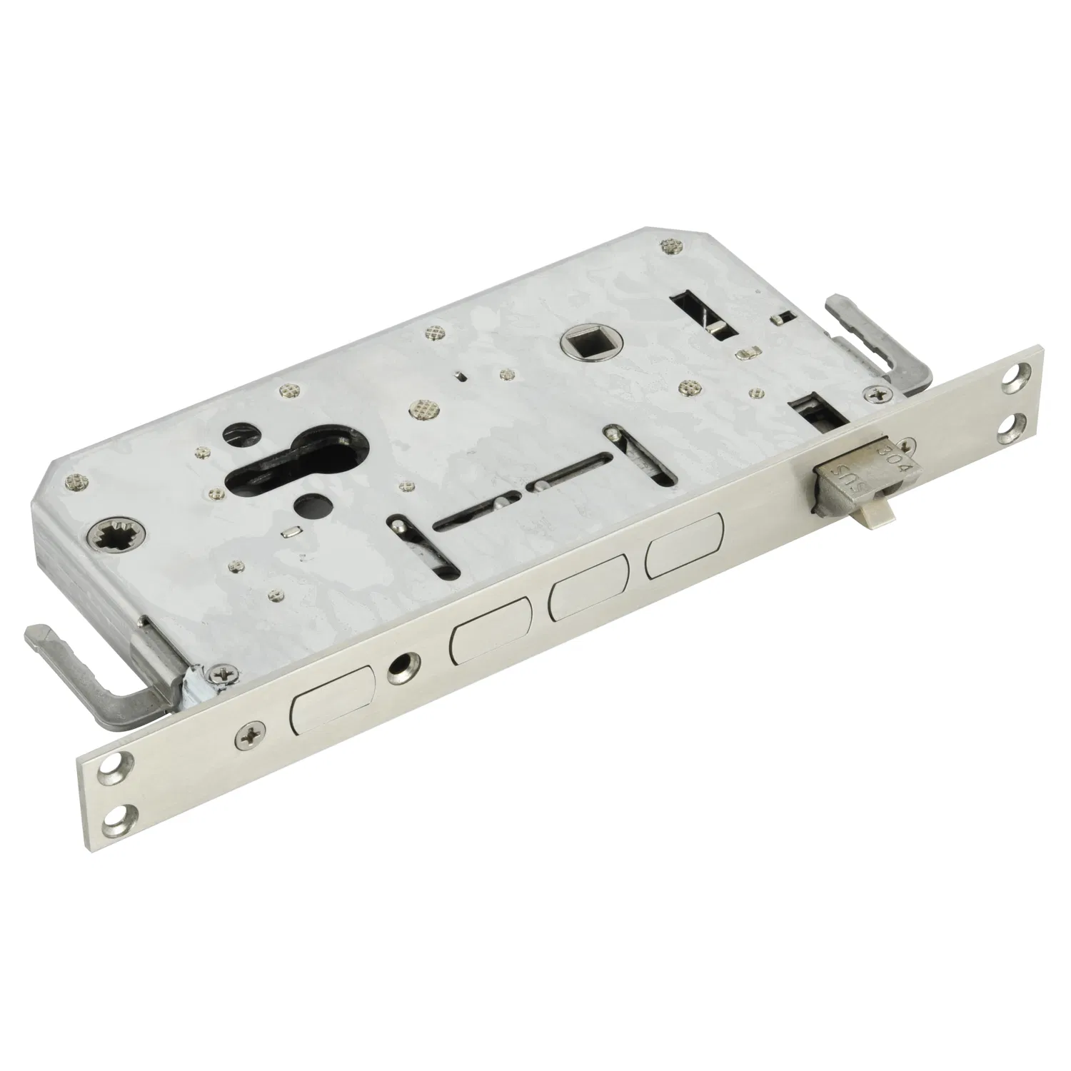 High Security Large Cylindrical Lock Body Smart Lock Body Villas Brass 304 Stainless Steel Mortise Cylinder Latch Lock Body