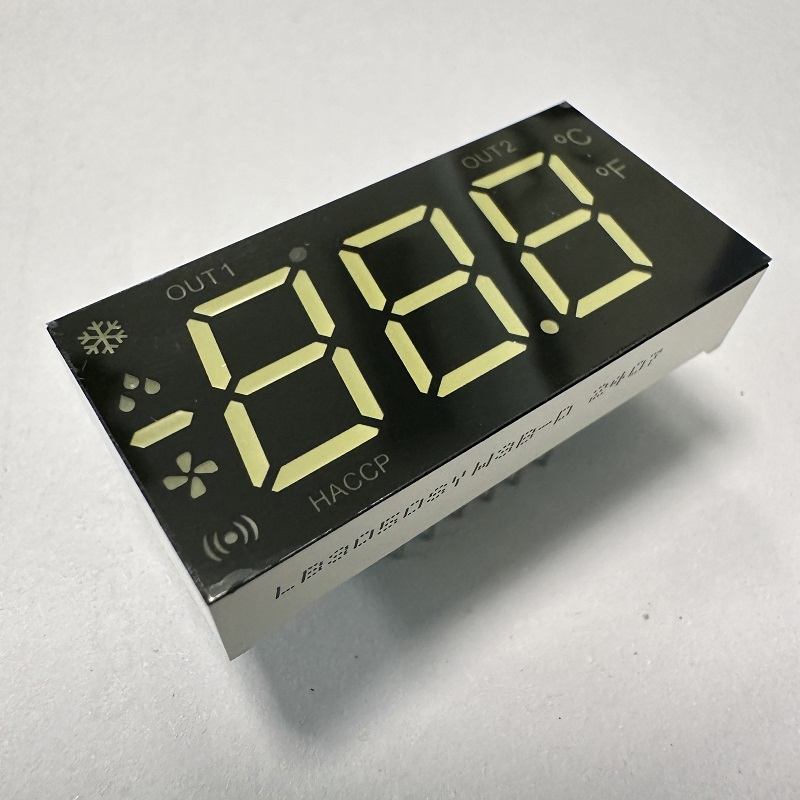 High Visibility 7 Segment LED Display for Refrigeration Units