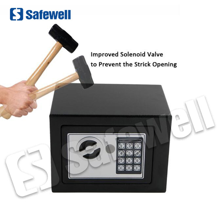 Safewell E0101e Customized Electronic Digital Deposit Home Money Mini Security Safe Box for Sale