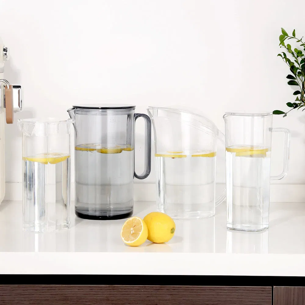 Top Selling Plastic Lid Series: Acrylic Juice Pot & PC Water/Tea/Beer Pitcher