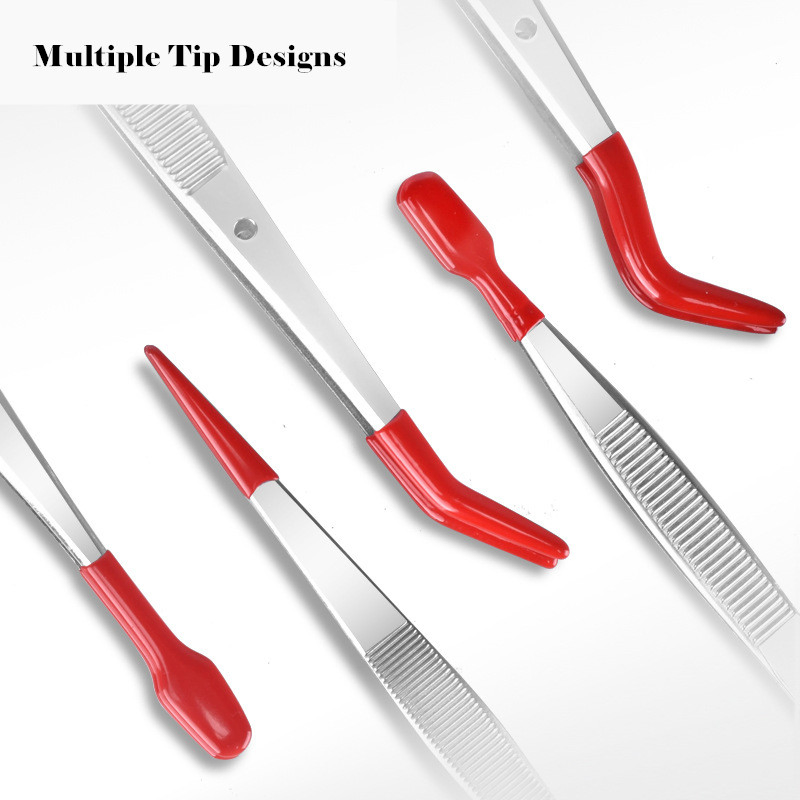 High-End Stainless Steel Eyelash Lash Extension Beauty Hobby Philatelic Stamp Collecting Tweezers