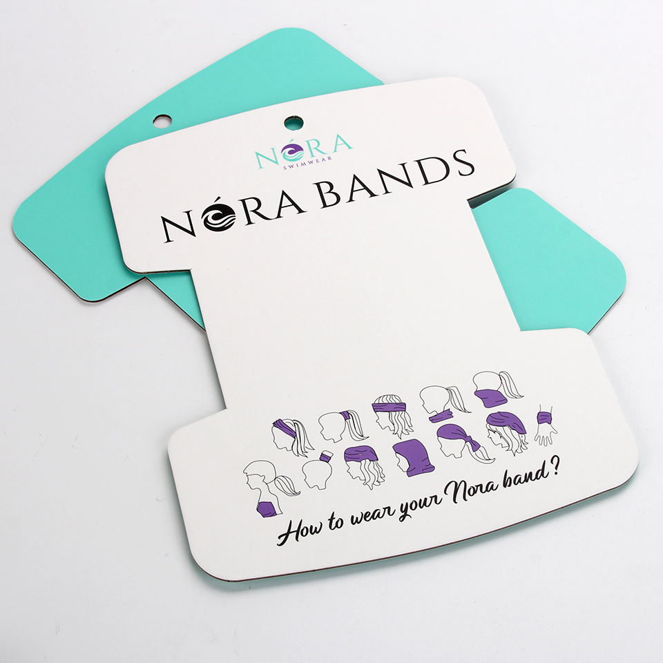 Бумажная вешалка для одежды с логотипом UV