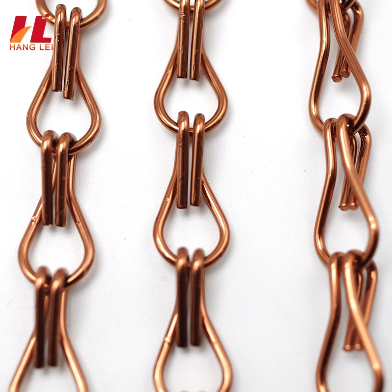 Custom Colored Stainless Steel Galvanized Wire Mesh Panels with Keychain Hooks