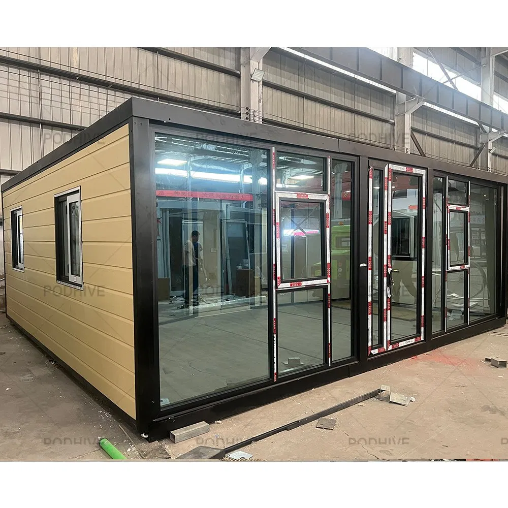 Ready Made 20FT Luxury Modern Prefab Villa House Insulated Portable Expandable Container House 2 Bedrooms Mobile Tiny Home