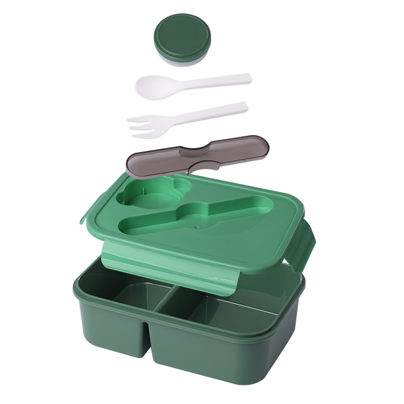 Stylish and Durable Leak-Proof Lunch Box with Secure Lid