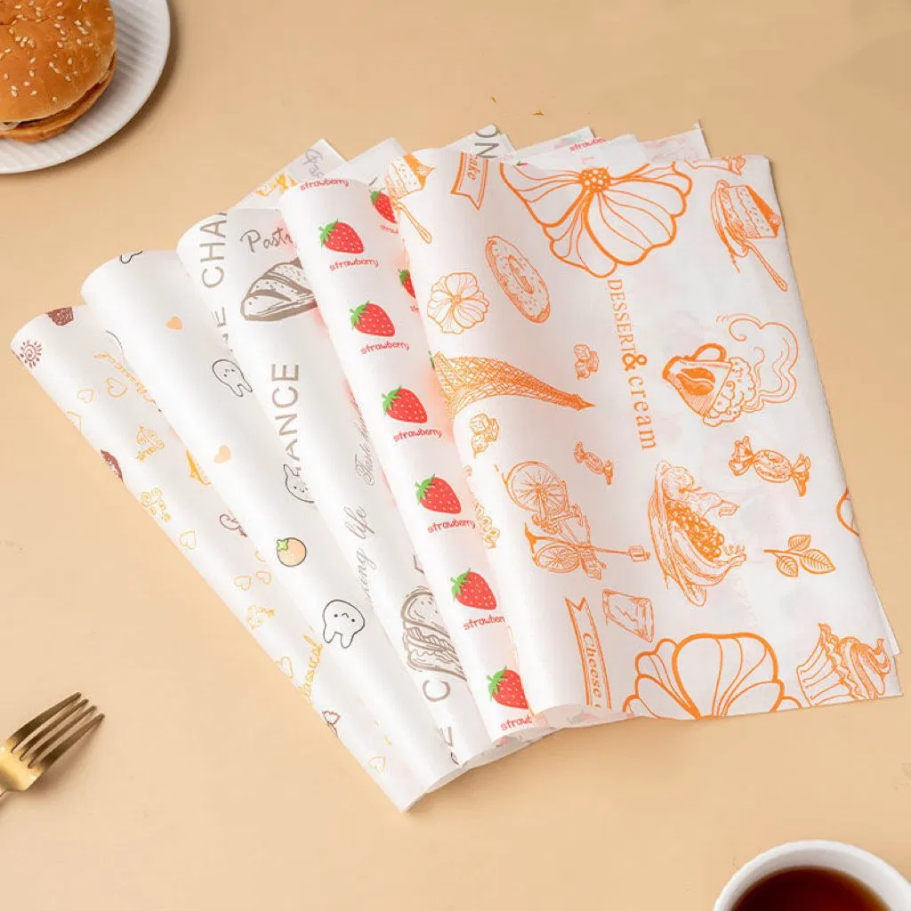 Custom Oil Proof Parchment Baking Paper Wrapping Kraft Paper