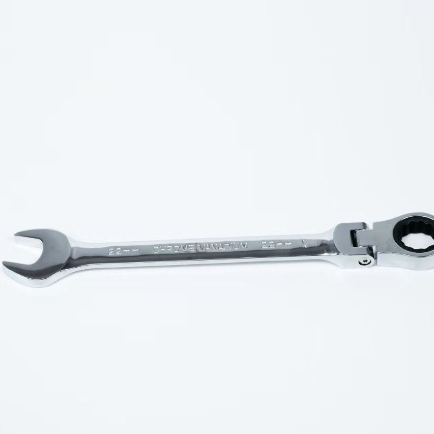 Mirror Finish 6-32 mm Flexible Head Ratchet Wrench Set, Factory Price