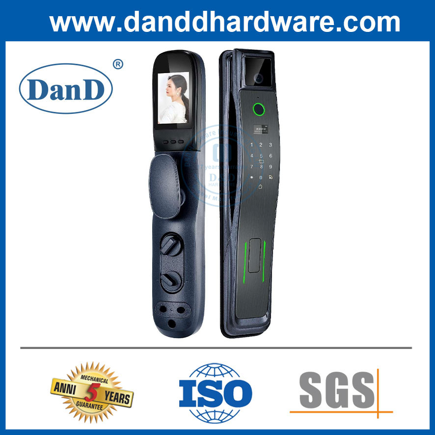 Remote Control Fingerprint Automatic Locking Intelligent Mortise Biometric Camera House Door Lock