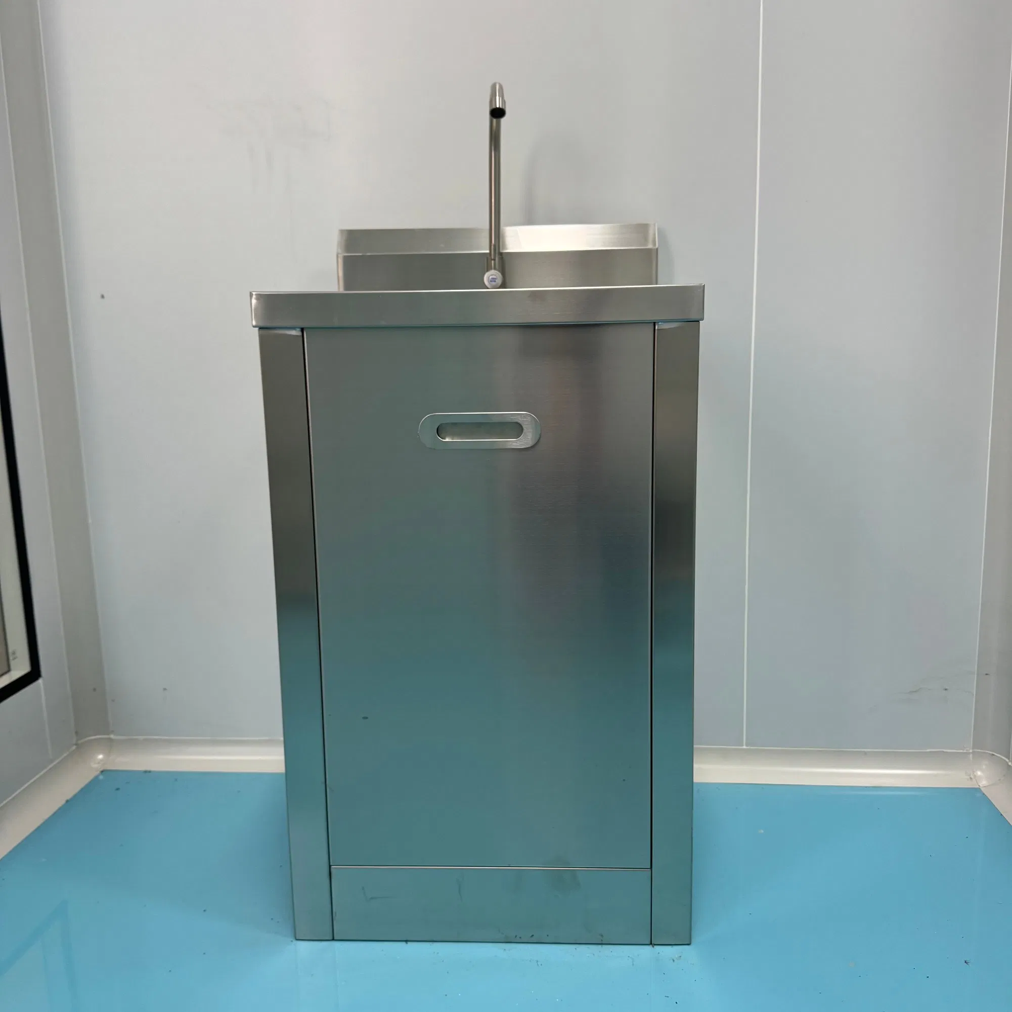 Factory Direct Medical Double-Station Polymer Hand Wash Sink for Hospitals