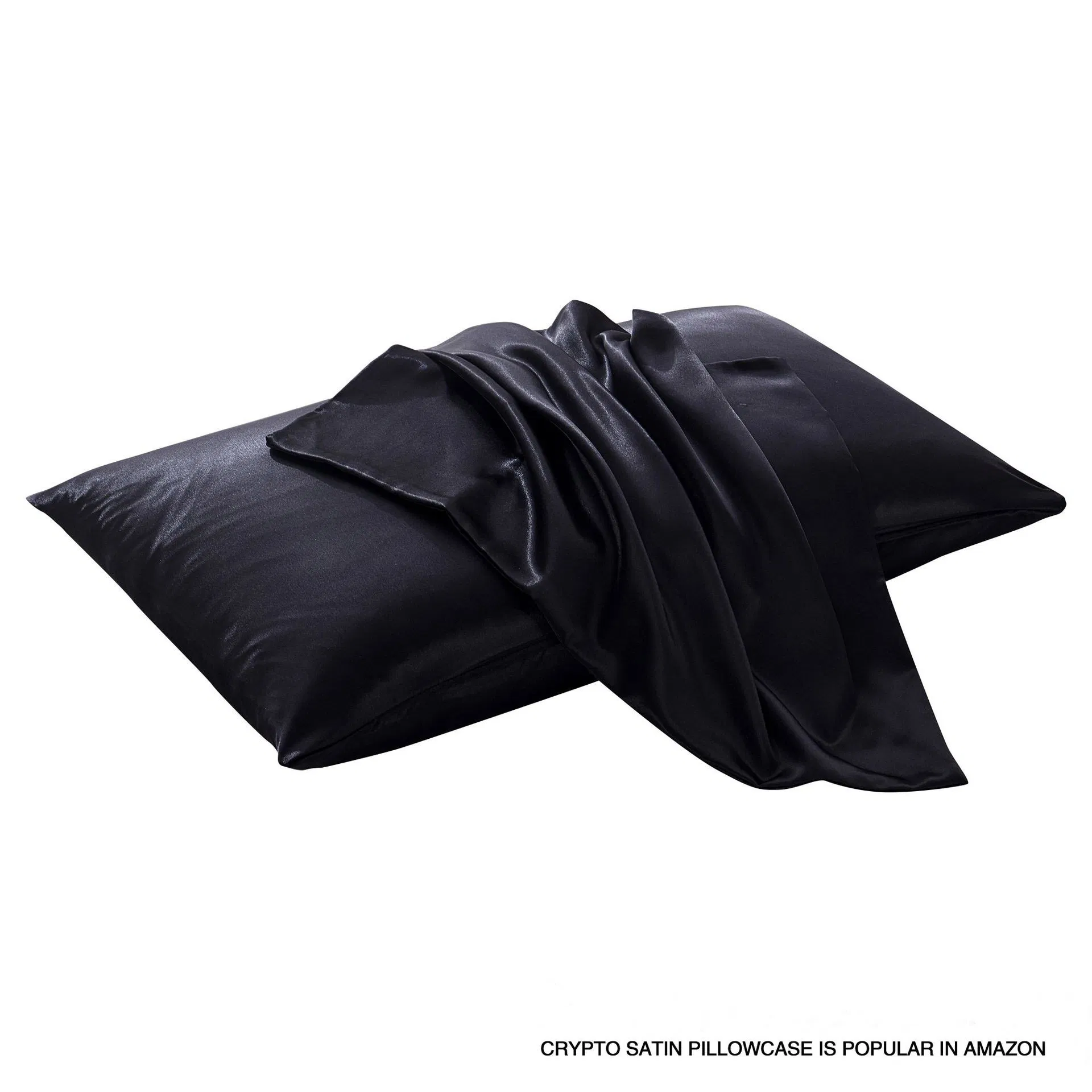 2024 New European with American Color Pillowcase Solid Color Double-Sided Silk Pillowcase Ice Silk Pillowcase for Home