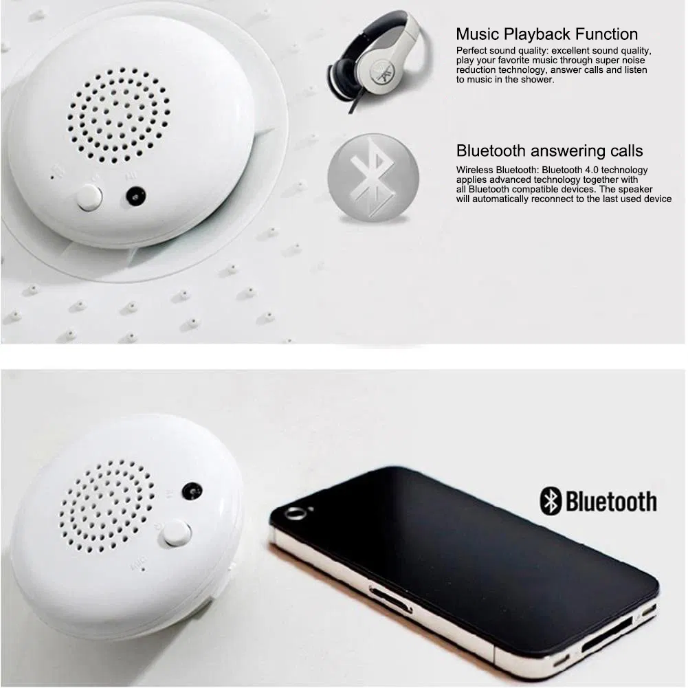 Aquacubic Waterproof Bluetooth Shower Head Speaker The Perfect Adjustable Replacement Shower with Wireless Music