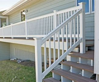 Longjie Railing 3FT High 6FT Wide Good Quality PVC Railing for House Balcony Using
