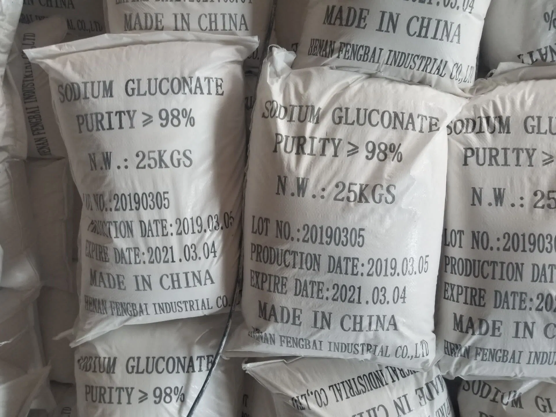 High Quality Concrete Admixture Cement Retarder Sodium Gluconate Powder