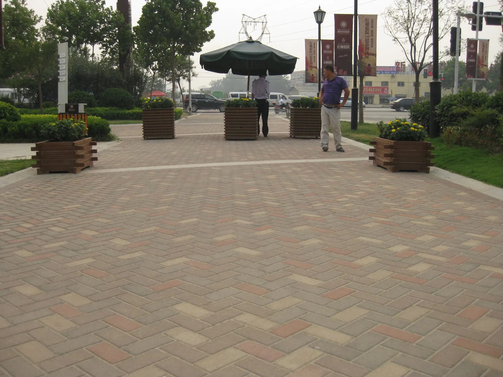 Porous Paver, Pervious Water Permeable Brick Paving for Driveway, Garden