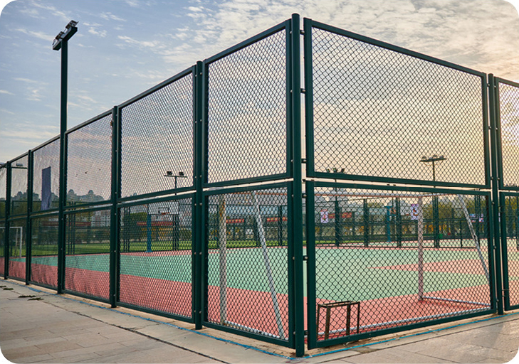 Barrier Galvanized Chain Link Football Basketball Fence
