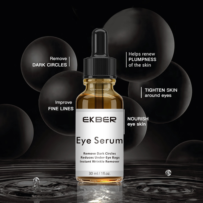 Private Label Eye Serum Anti Aging Removal Dark Circles Eye Bags Firming Under Eye Serum