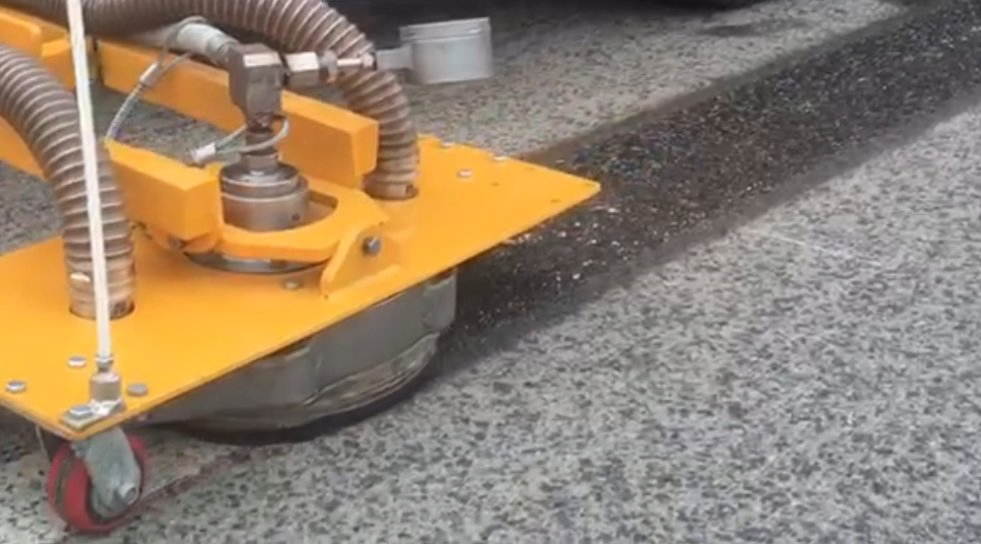 140MPa 200MPa 250MPa Pavement Line Cleaning Removal High Pressure Water Blasting Remove Thermoplastic Markings