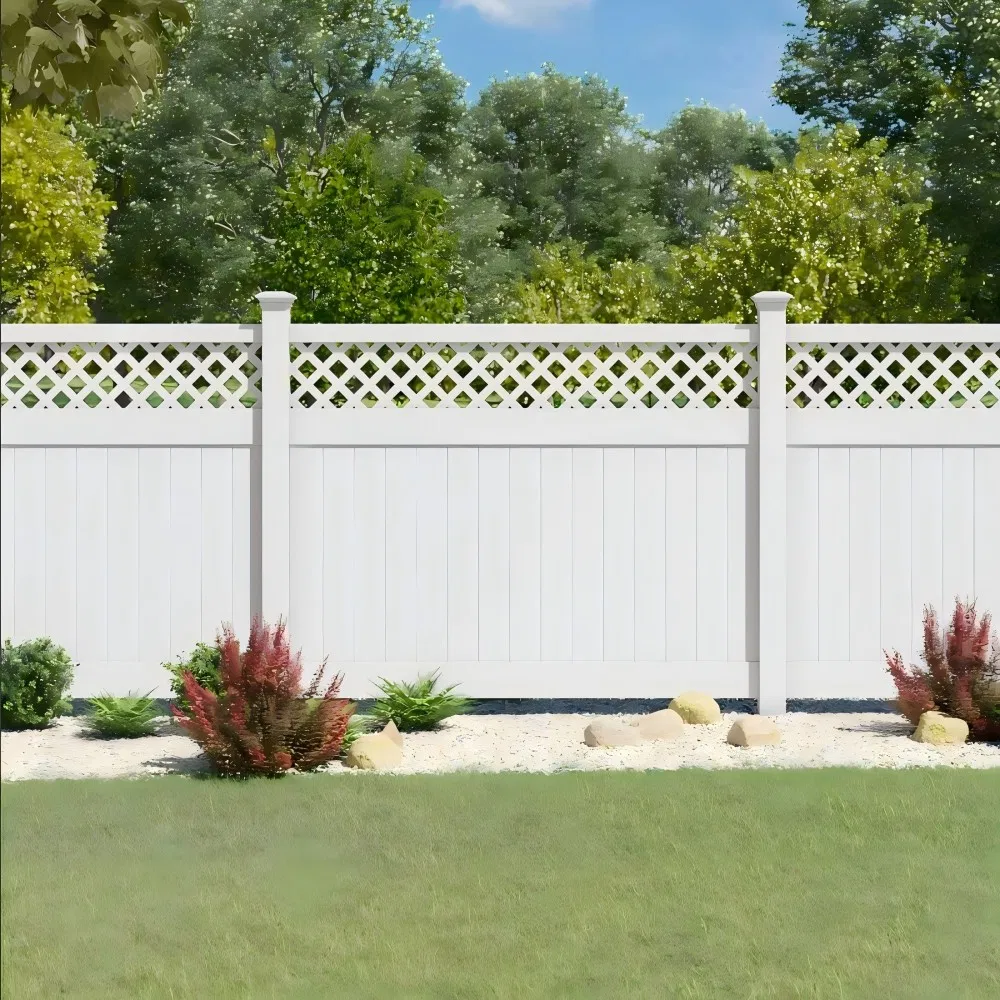 Premium Durable Vinyl PVC Privacy Fence for Outdoor Areas