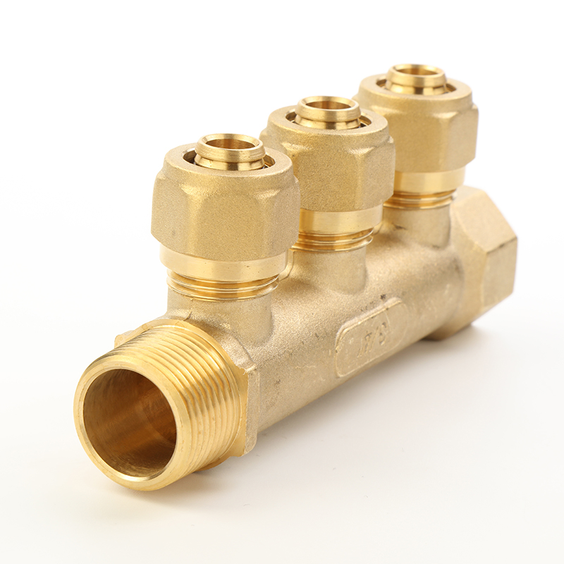 China Manufacturer Casting Brass Floor Underfloor Heating Manifolds