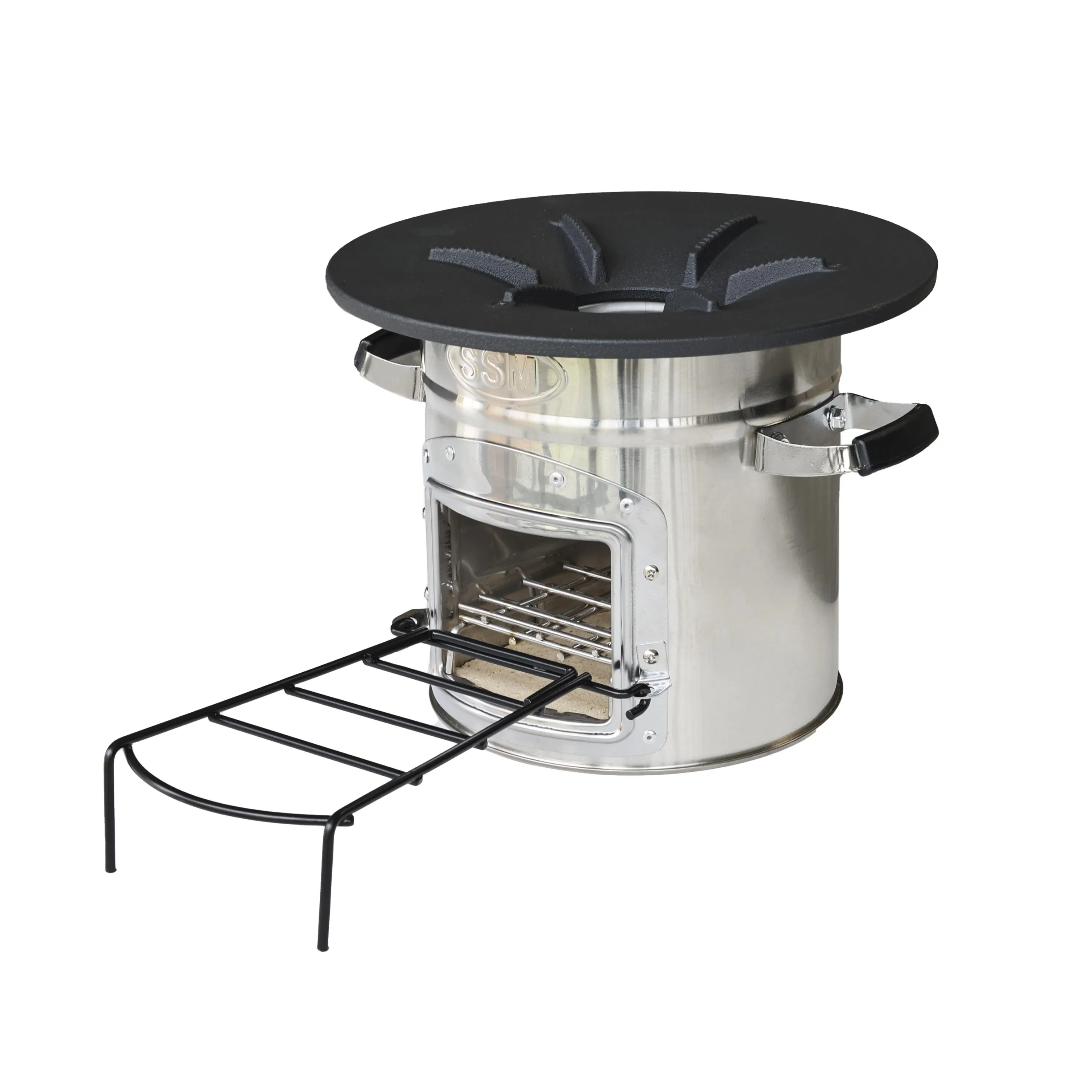 High Performance Stainless Steel Wood Fuel Saving Stove for Cooking