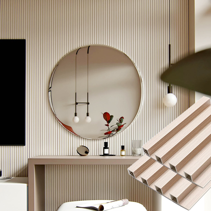 Luxury WPC Wall Panel with Wooden Grain Texture