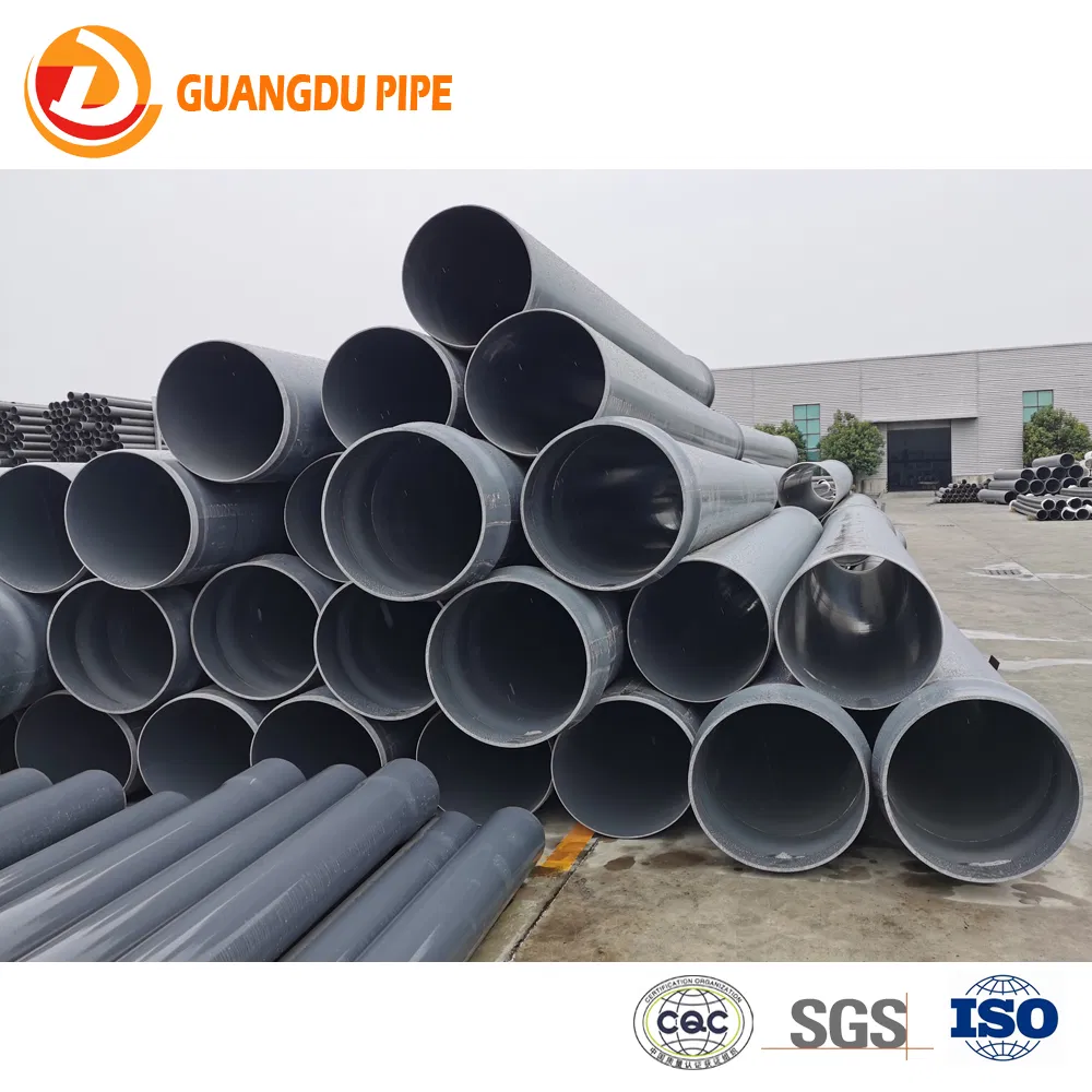 China Supplier Wholesale Plastic Products UPVC CPVC PVC-O PVC-Uh UPVC-M PVC Pipe for Water Supply Irrigation Drainage Sewage Conduit Pipe