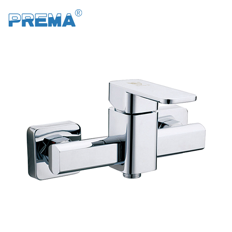 Смеситель для душа с двумя ручками, хром, латунь