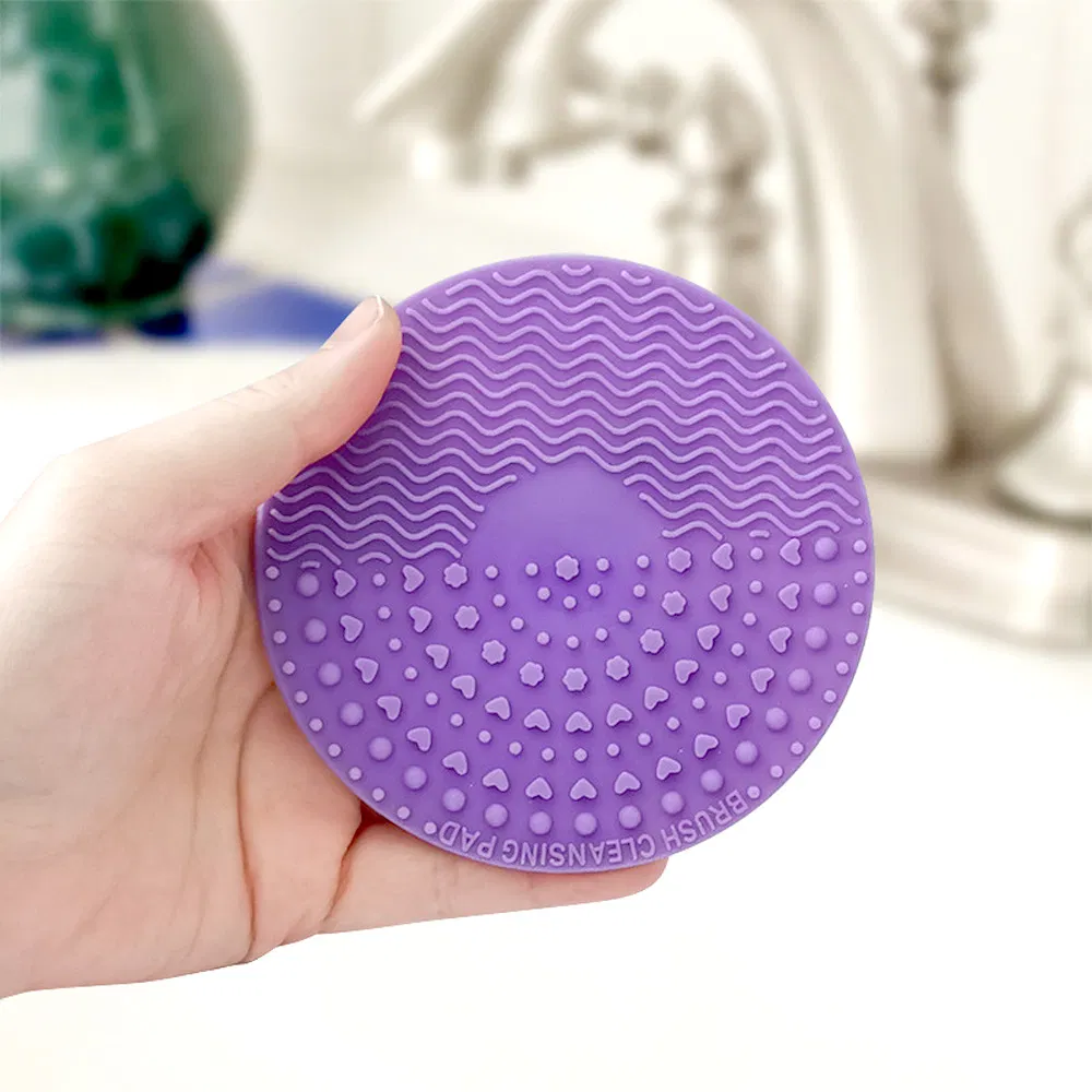Scrubber Mat Portable Washing Tool Silicone Makeup Brush Cleaning Pad