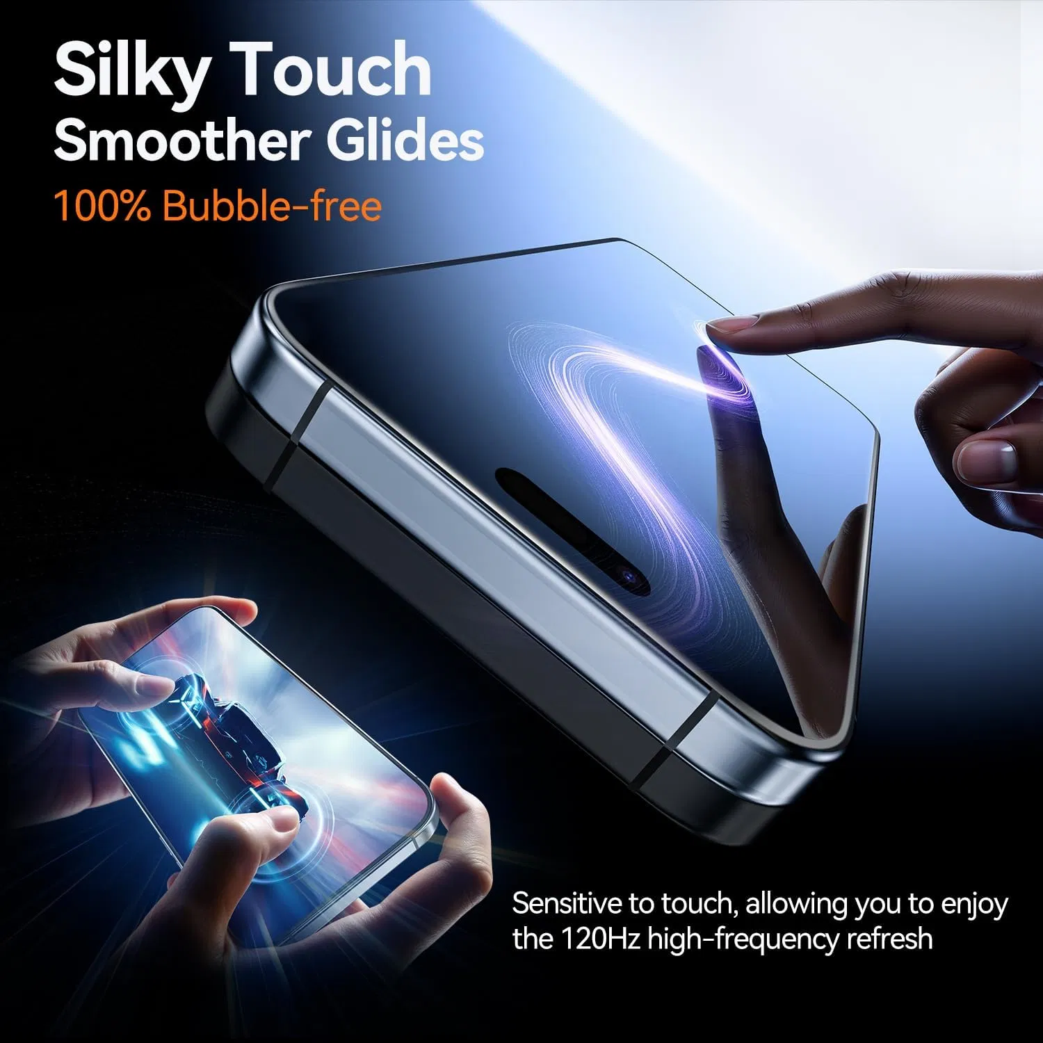 Factory Wholesale Ar Anti-Reflection Mobile Phone Protection 9d Tempered Glass for iPhone 17 Cell Phone Screen Protective