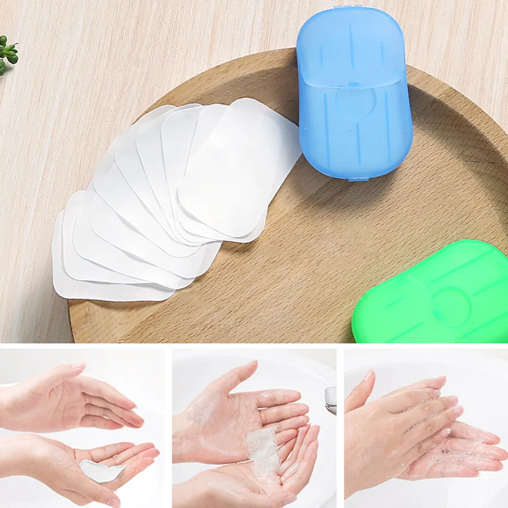 Travel Hotel Portable Plant Extract Fragrance Beauty Toilet Paper Hand Soap Sheets Roses Flowers Rolls