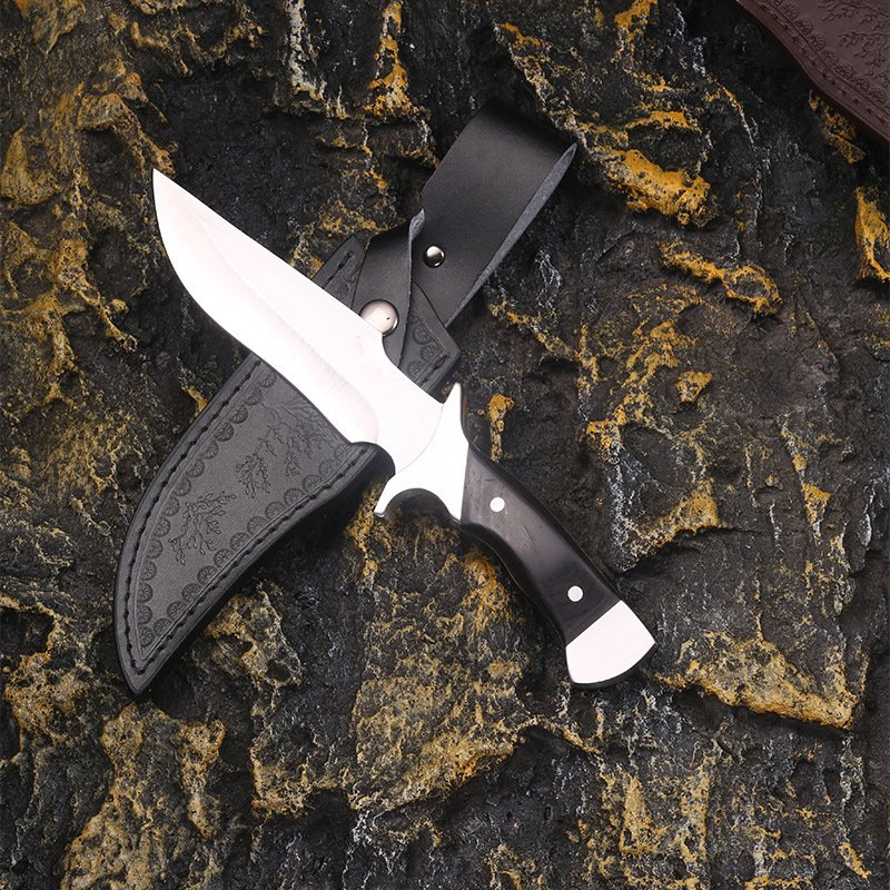 Ds-2932 Factory Wholesale Integrated Steel High Hardness Outdoor Knife Hunting Knife Portable Mini Knife Field Survival Knife Pocket Knife