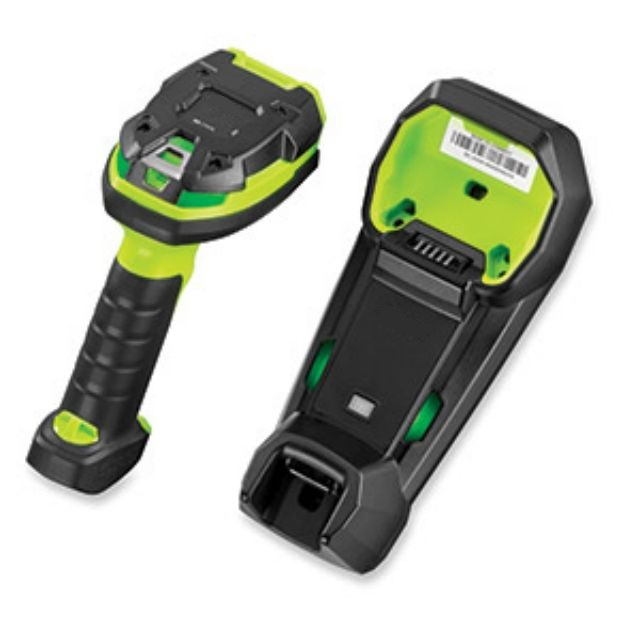 Zebra Li3678-Sr Ultra-Rugged Cordless 1d Barcode Scanner/Linear Imager Kit, Fips, Vibration Motor, Includes Cradle, Power Supply and USB Cord