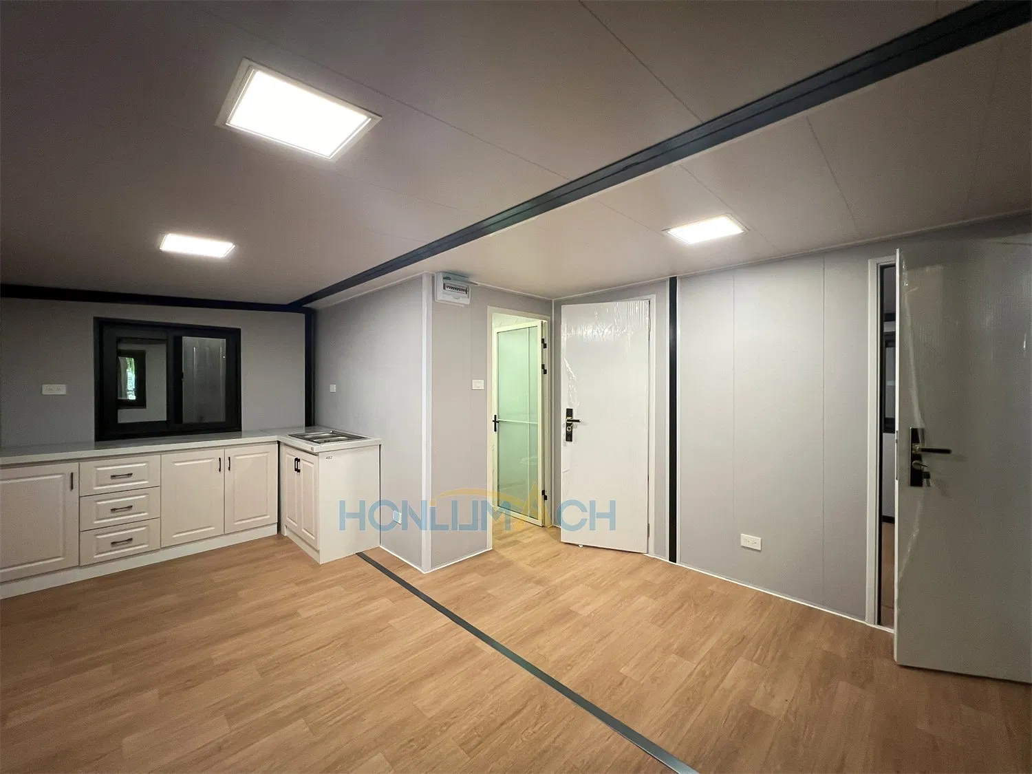 Honlu Folding House Expandable Modular Home 20FT 40FT Prefab House Expandable Container House Home Office