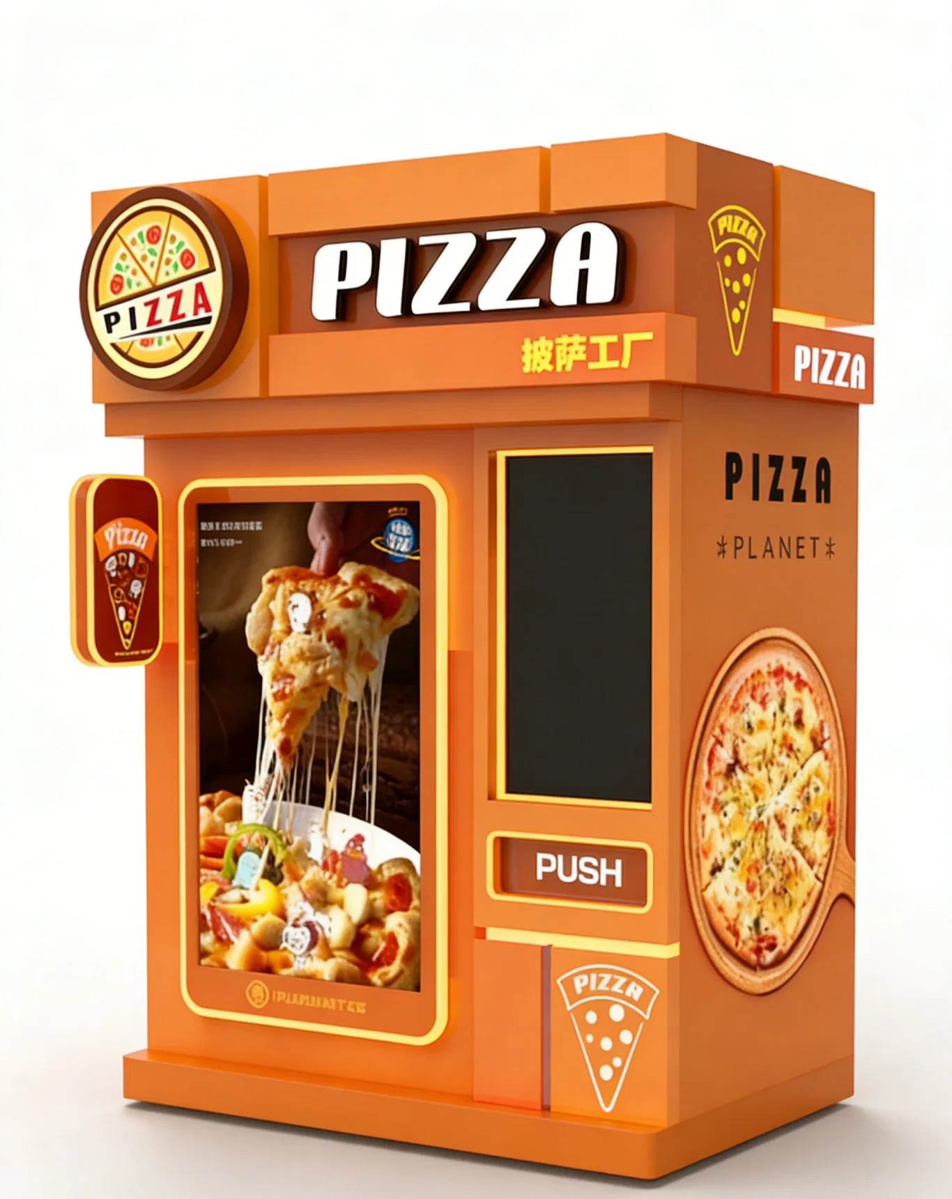 Making Vending Machine Fast Food Fully Automatic Pizza Vending Machine