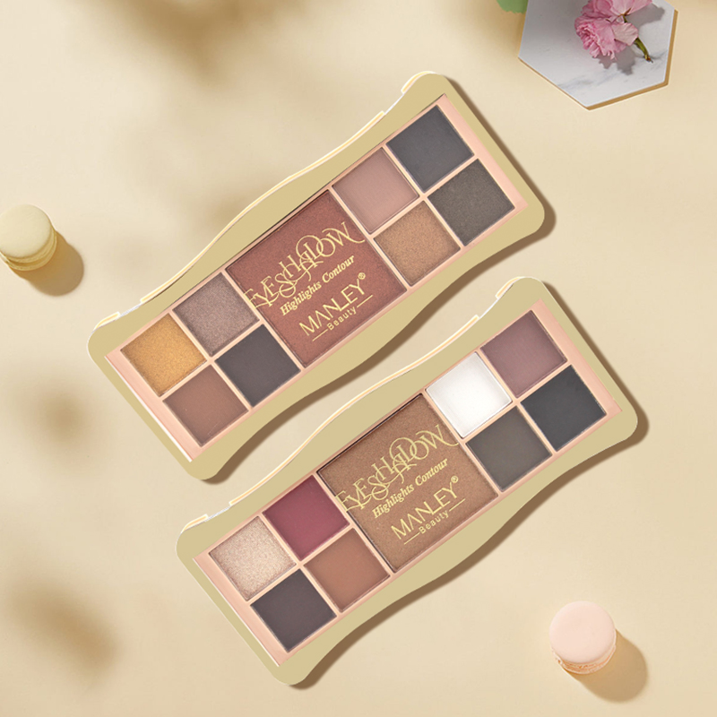 Seline Girl 4 Styles Custom Shimmer Matte 7 Colored Eyeshadow Palette