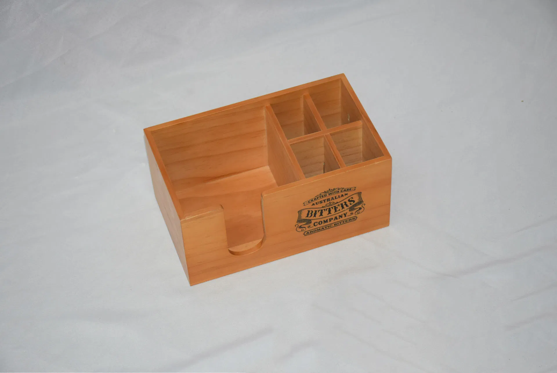 Wooden Table Condiment Caddy Table Bar Restaurant Napkin Straw Holder Tray Caddy for Caperdonich Kavalan Kentucky Gentleman Kentucky Old Reserve